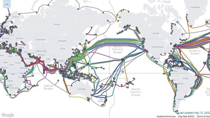 Tele Geography Map